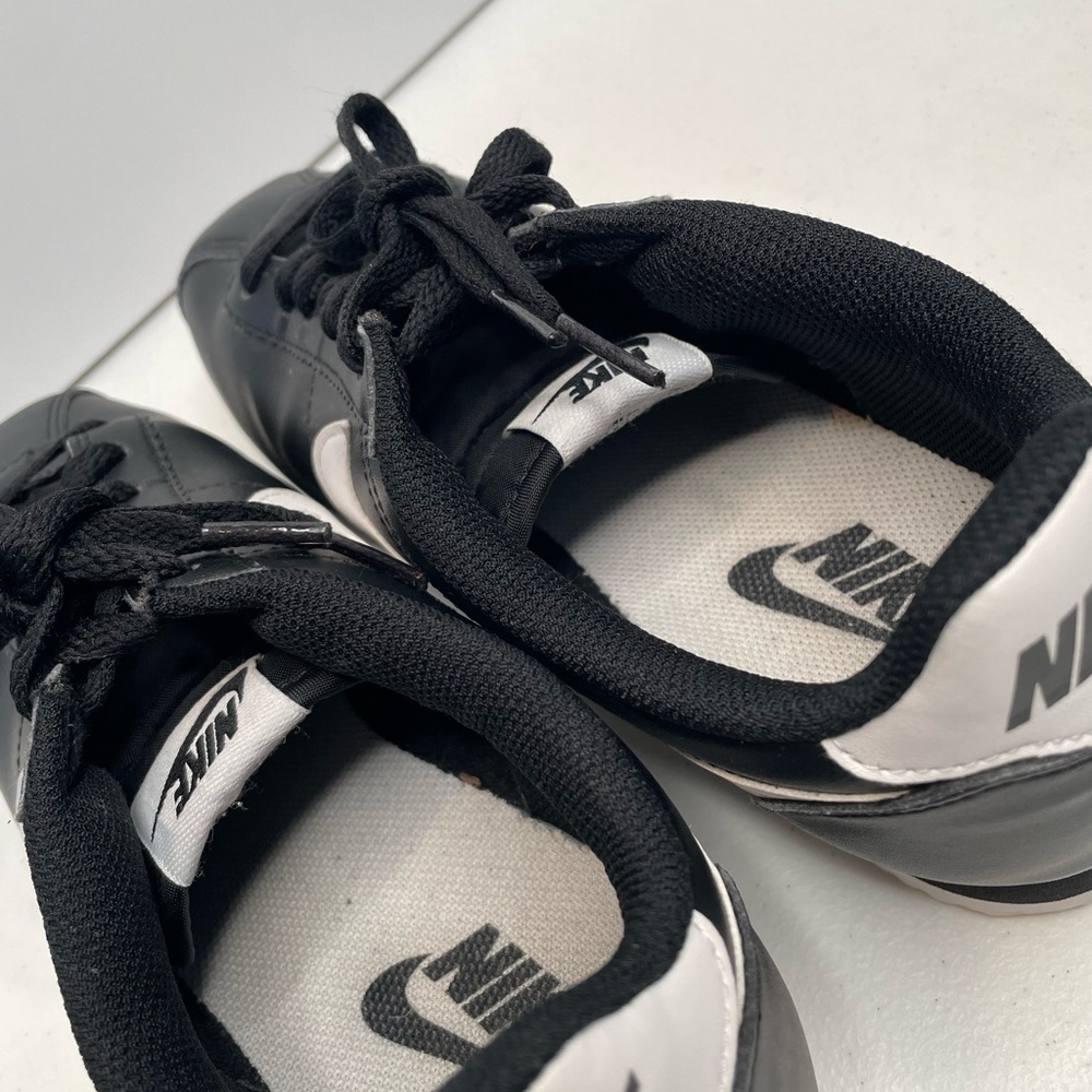 Nike Women’s Cortez Black & White Sneakers - Picture 10 of 14
